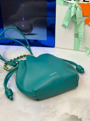 Loewe Flamenco Mini Flamenco Purse bag L9009 in mellow nappa lambskin A914CBPX03 - Default Title - View 5