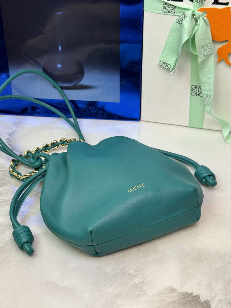 Loewe Flamenco Mini Flamenco Purse bag L9009 in mellow nappa lambskin A914CBPX03