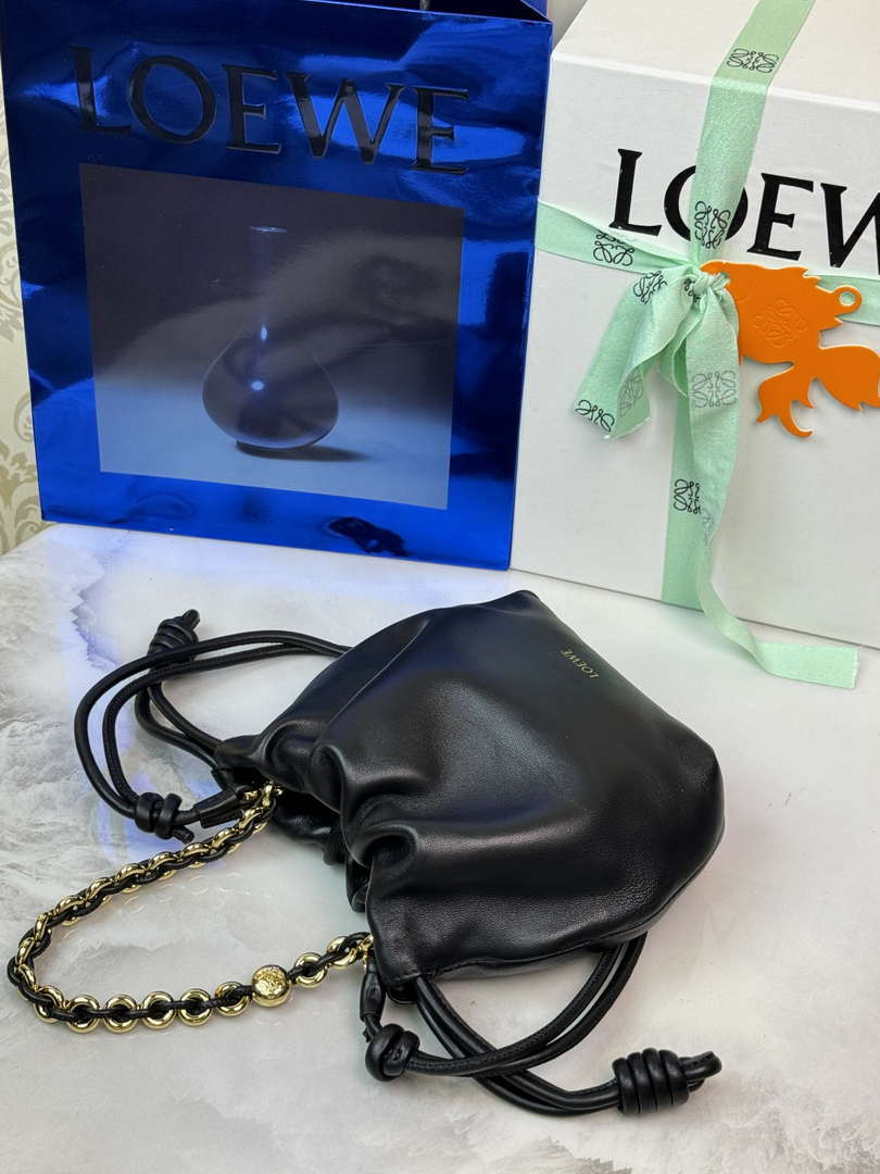 Loewe Flamenco Mini Flamenco Purse bag L9010 in mellow nappa lambskin A914CBPX03
