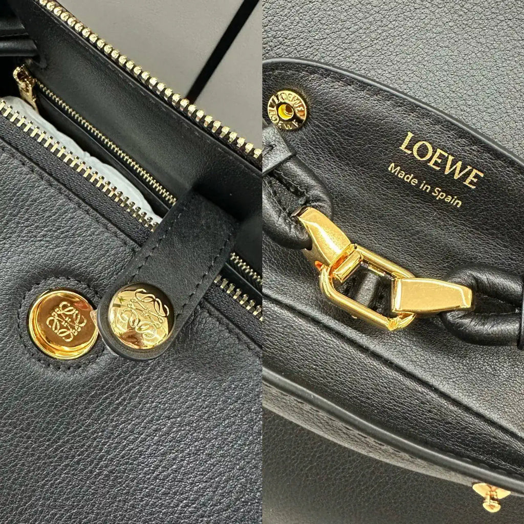 Loewe Medium Madrid bag in supple calfskin AANBAB1X01 Black