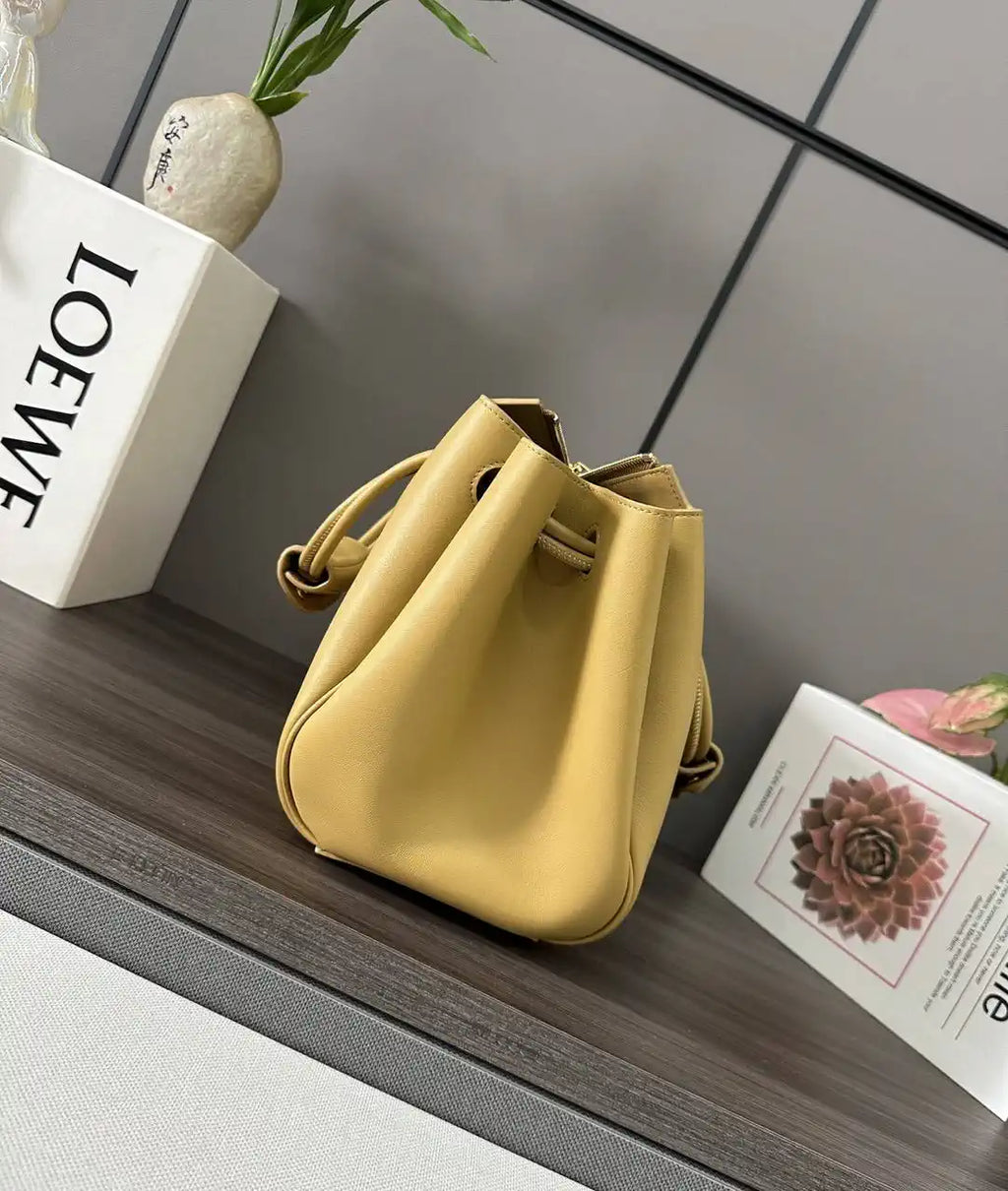 Loewe Medium Madrid bag in supple calfskin AANBAB1X01 Yellow