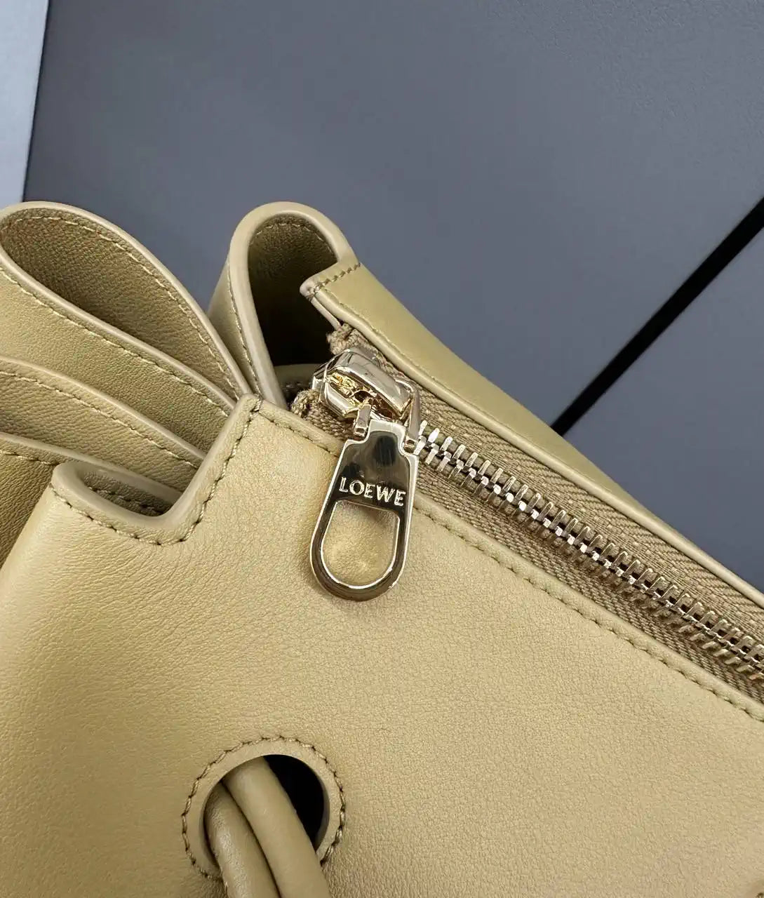Loewe Medium Madrid bag in supple calfskin AANBAB1X01 Yellow