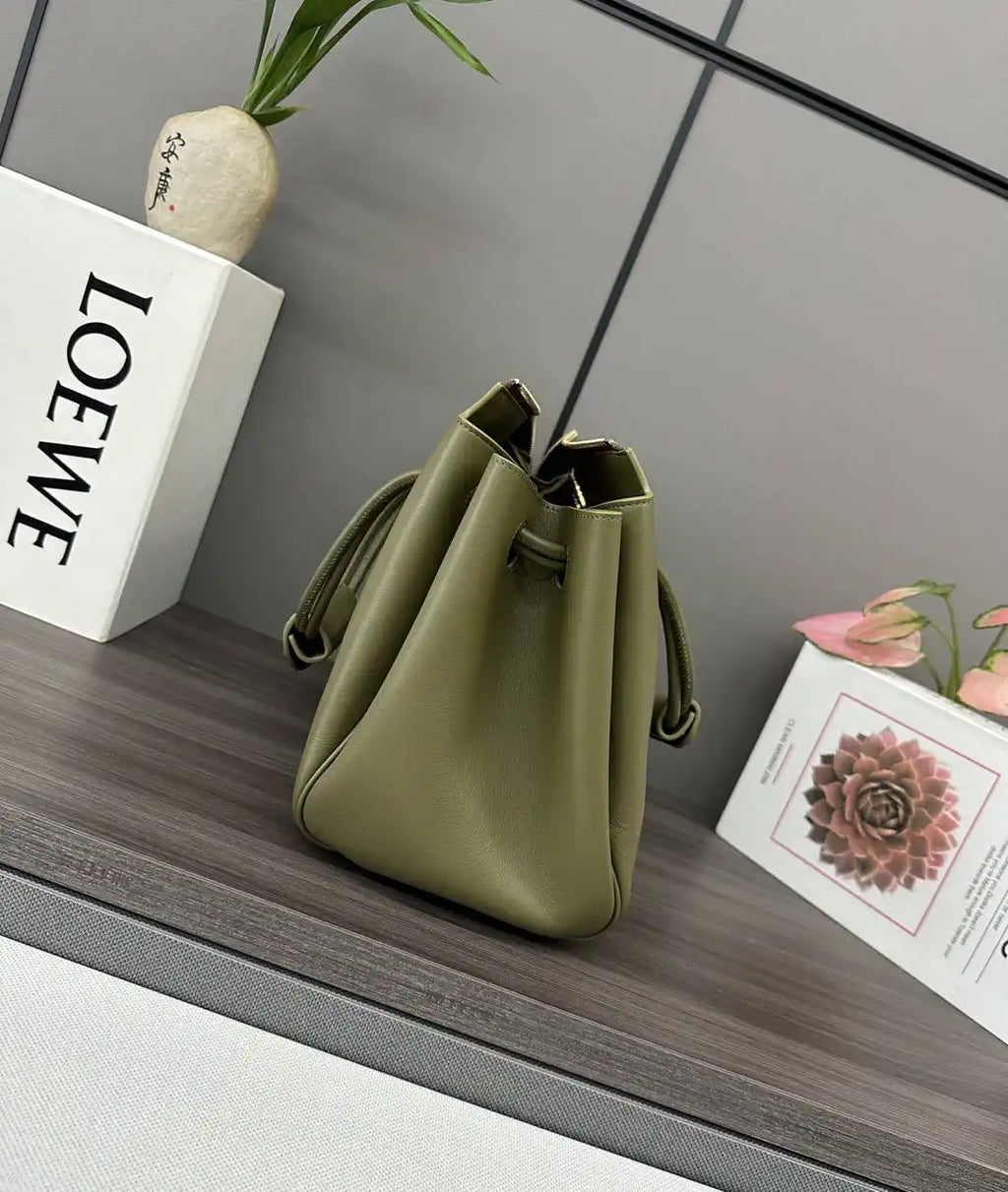 Loewe Medium Madrid bag in supple calfskin AANBAB1X01 Green