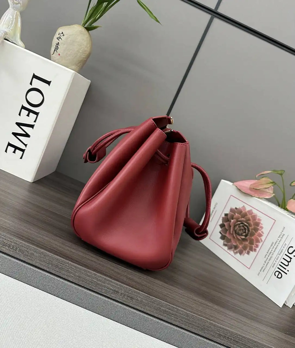 Loewe Medium Madrid bag in supple calfskin AANBAB1X01 Red