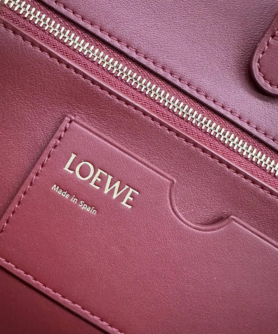 Loewe Medium Madrid bag in supple calfskin AANBAB1X01 Red