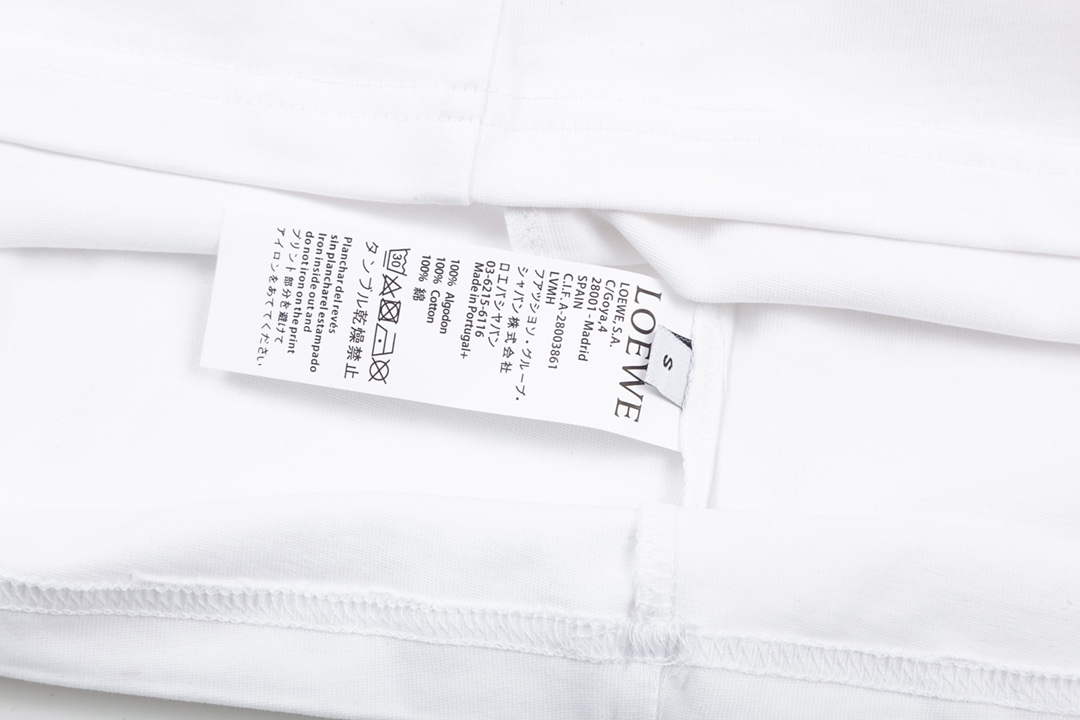 Loewe Men's Women's Short Sleeve T-shirt LW73201