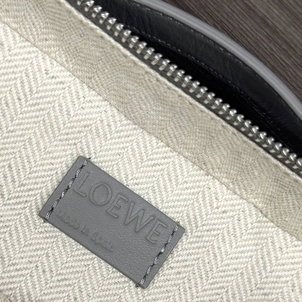 Loewe Mini crossbody camera bag in satin calfskin C565R41X05 Gray