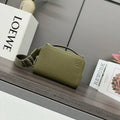 Loewe Mini crossbody camera bag in satin calfskin C565R41X05 Green