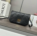 Loewe Puffer Goya Bag in Pleated Shiny Nappa  A896P41X148752 Black