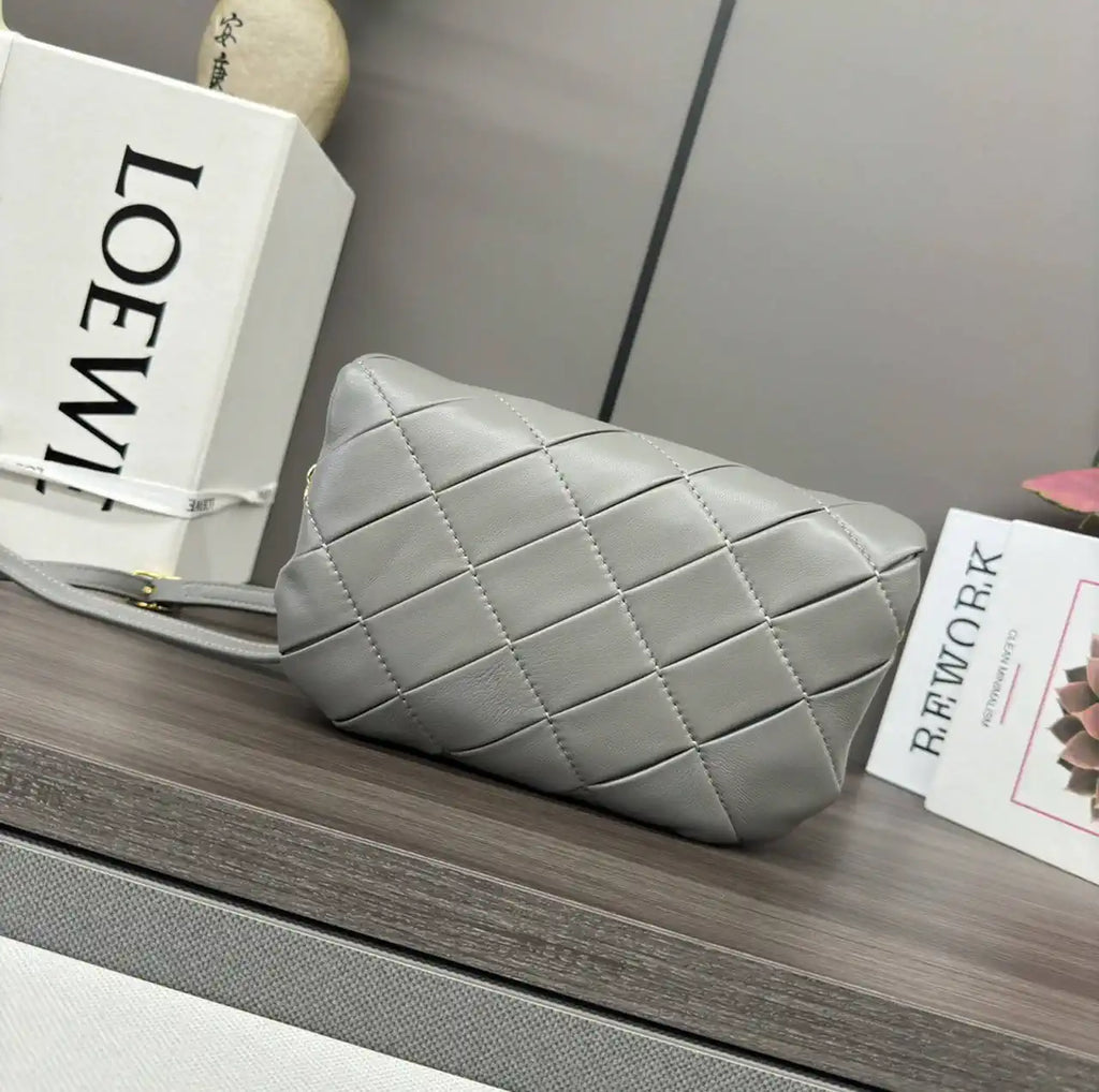 Loewe Puffer Goya Bag in Pleated Shiny Nappa  A896P41X148752