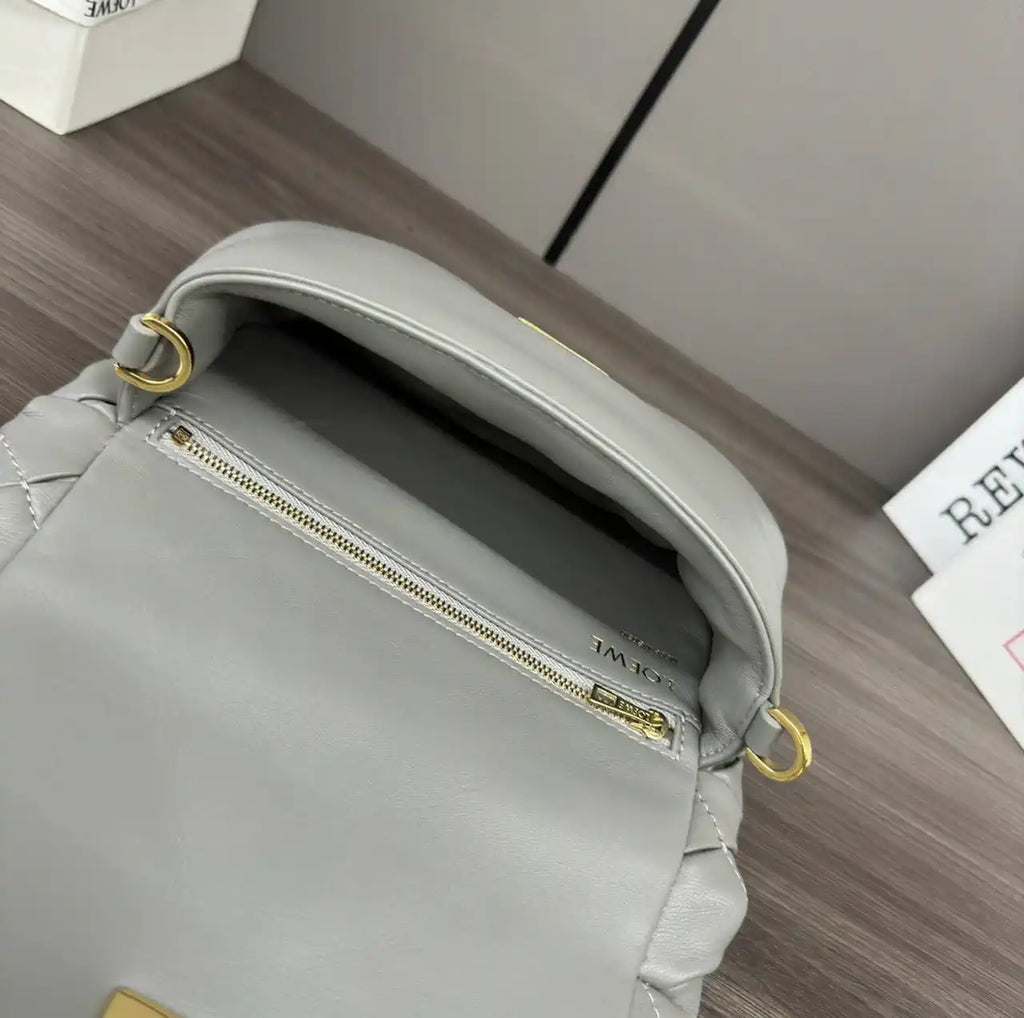 Loewe Puffer Goya Bag in Pleated Shiny Nappa  A896P41X148752