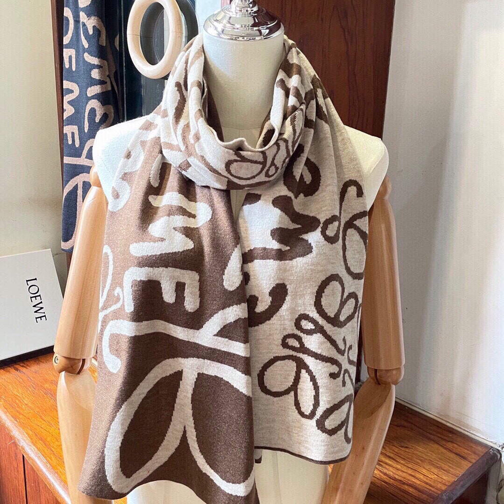 Loewe Scarves Cashmere Knitted Long Scarf L45033