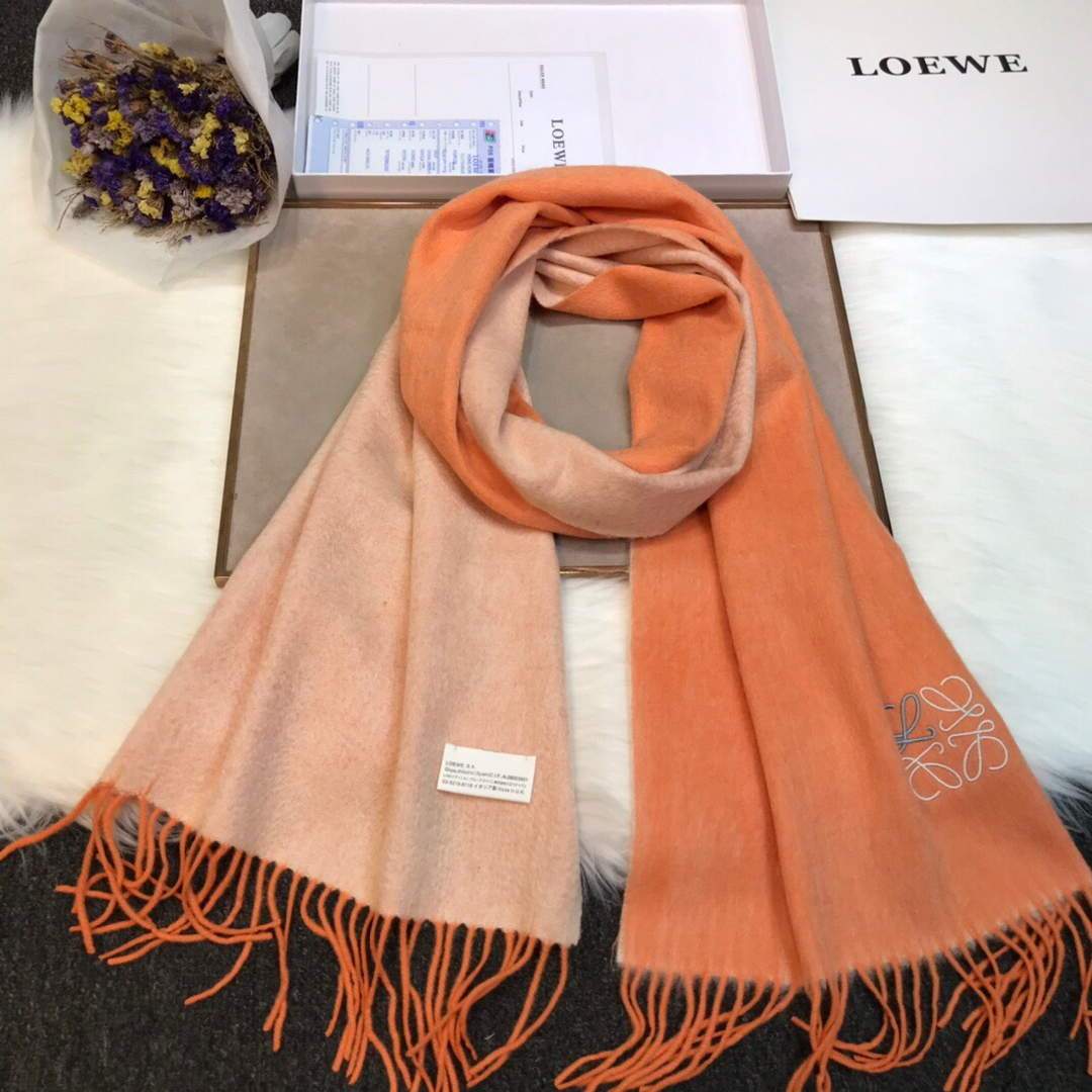 Loewe Scarves Designer Loewe Shawl Scarf 30020