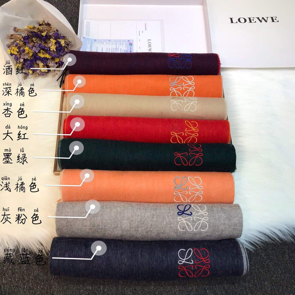 Loewe Scarves Designer Loewe Shawl Scarf 30020