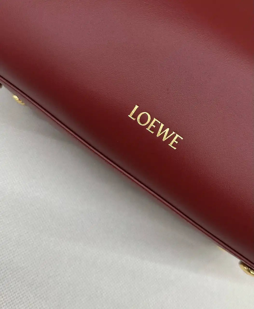 Loewe Small Madrid bag in supple calfskin AANBAB2X01 Red