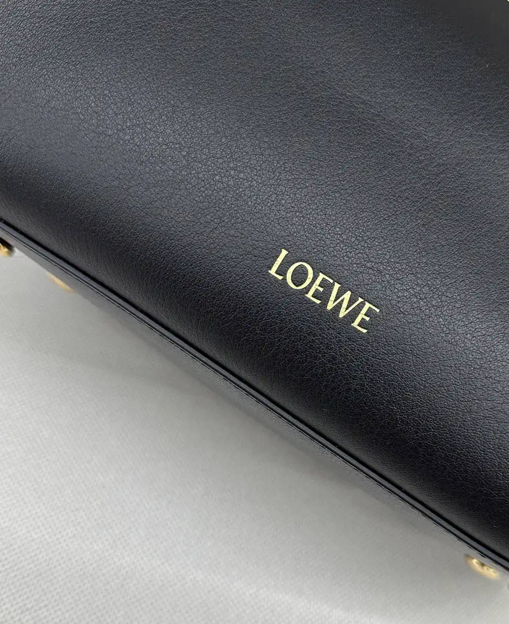 Loewe Small Madrid bag in supple calfskin AANBAB2X01 Black
