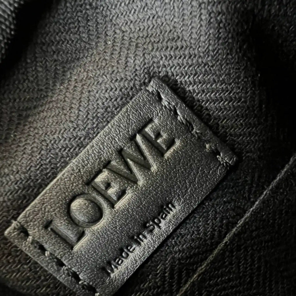 Loewe XS Military messenger bag in supple smooth calfskin and jacquard B553A72X27