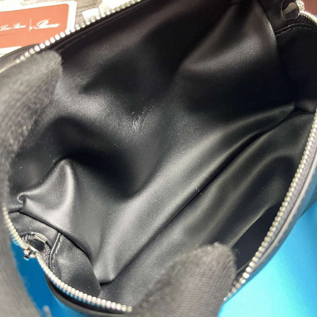 Loro Piana FAI8393 Extra Pocket Pouch L19 Black