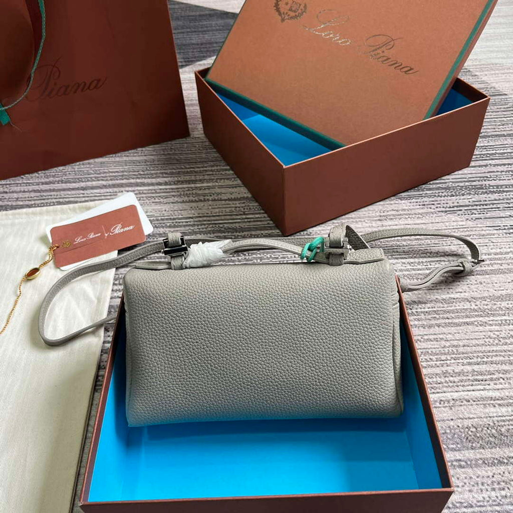 Loro Piana FAI8393 Extra Pocket Pouch L19 Gray