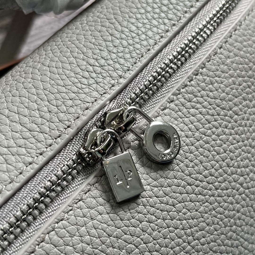 Loro Piana FAI8393 Extra Pocket Pouch L19 Gray