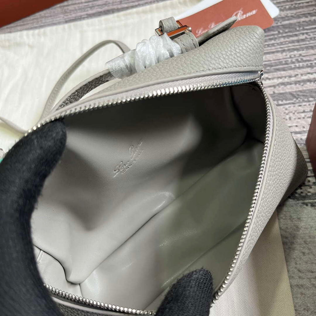 Loro Piana FAI8393 Extra Pocket Pouch L19 Gray