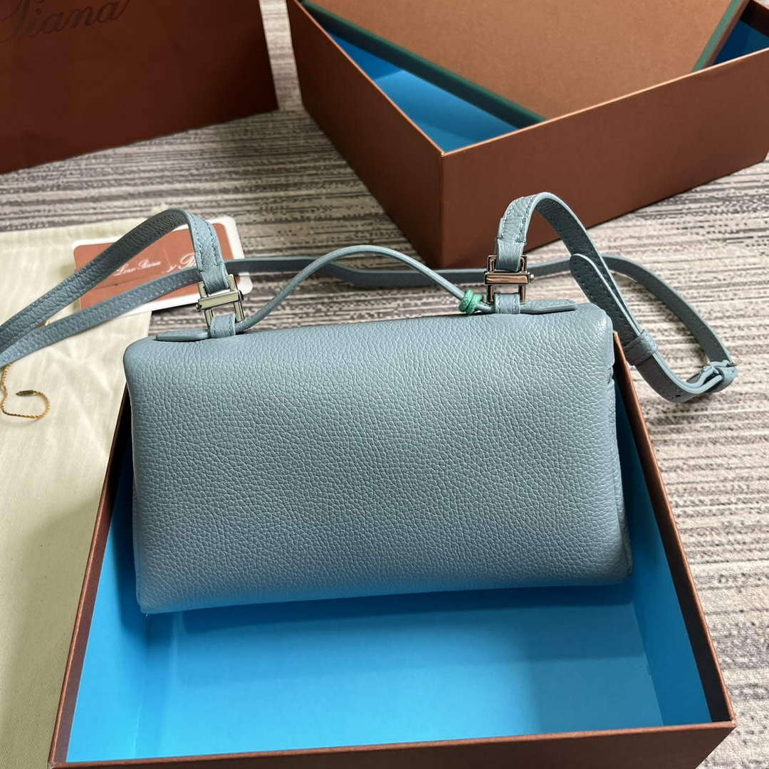 Loro Piana FAI8393 Extra Pocket Pouch L19 Light blue