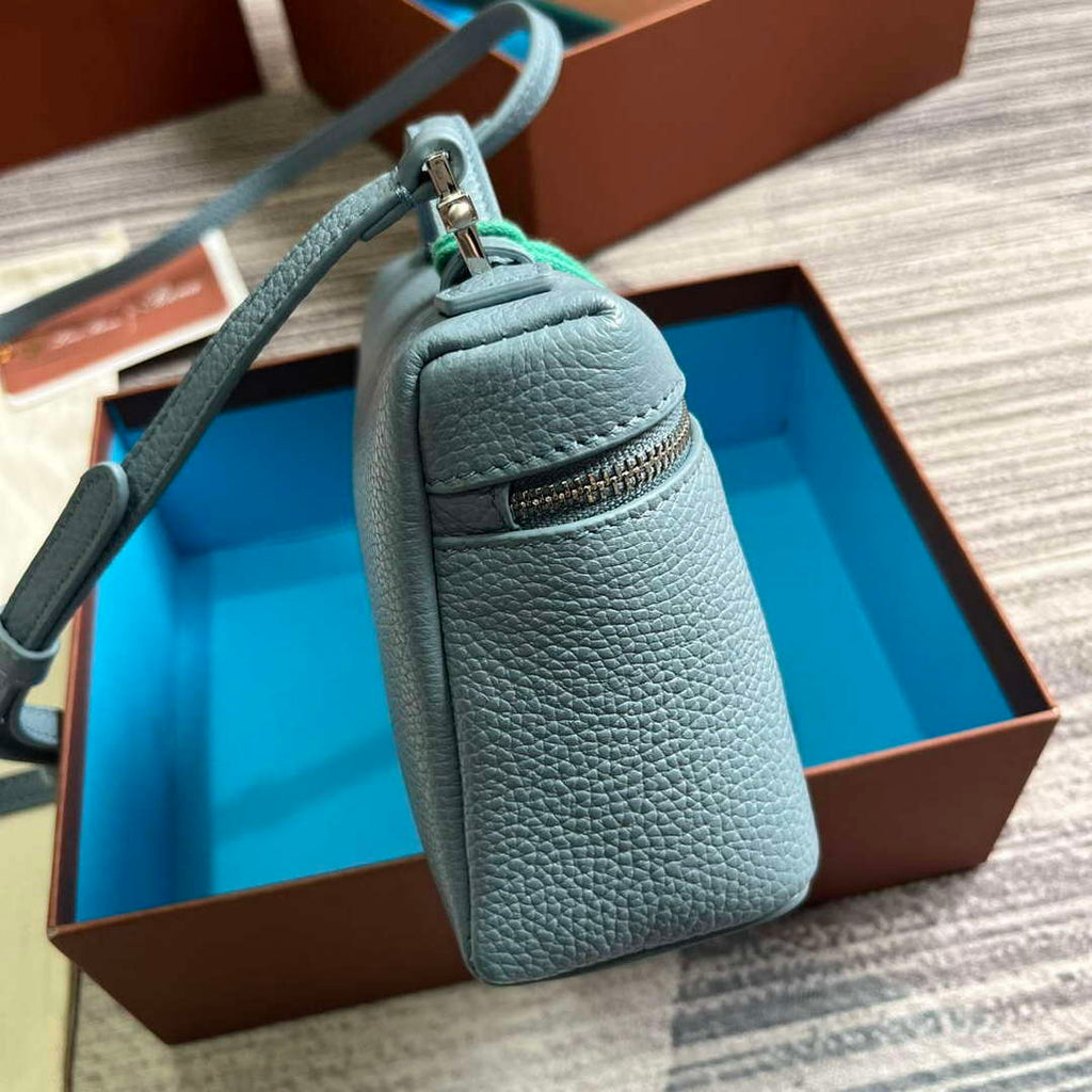 Loro Piana FAI8393 Extra Pocket Pouch L19 Light blue