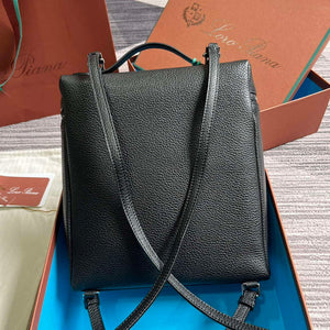 Loro Piana FAM6491 Extra Pocket Backpack L23.5 Black - Default Title - View 2