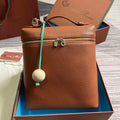Loro Piana FAM6491 Extra Pocket Backpack L23.5 Brown - Default Title - View 1