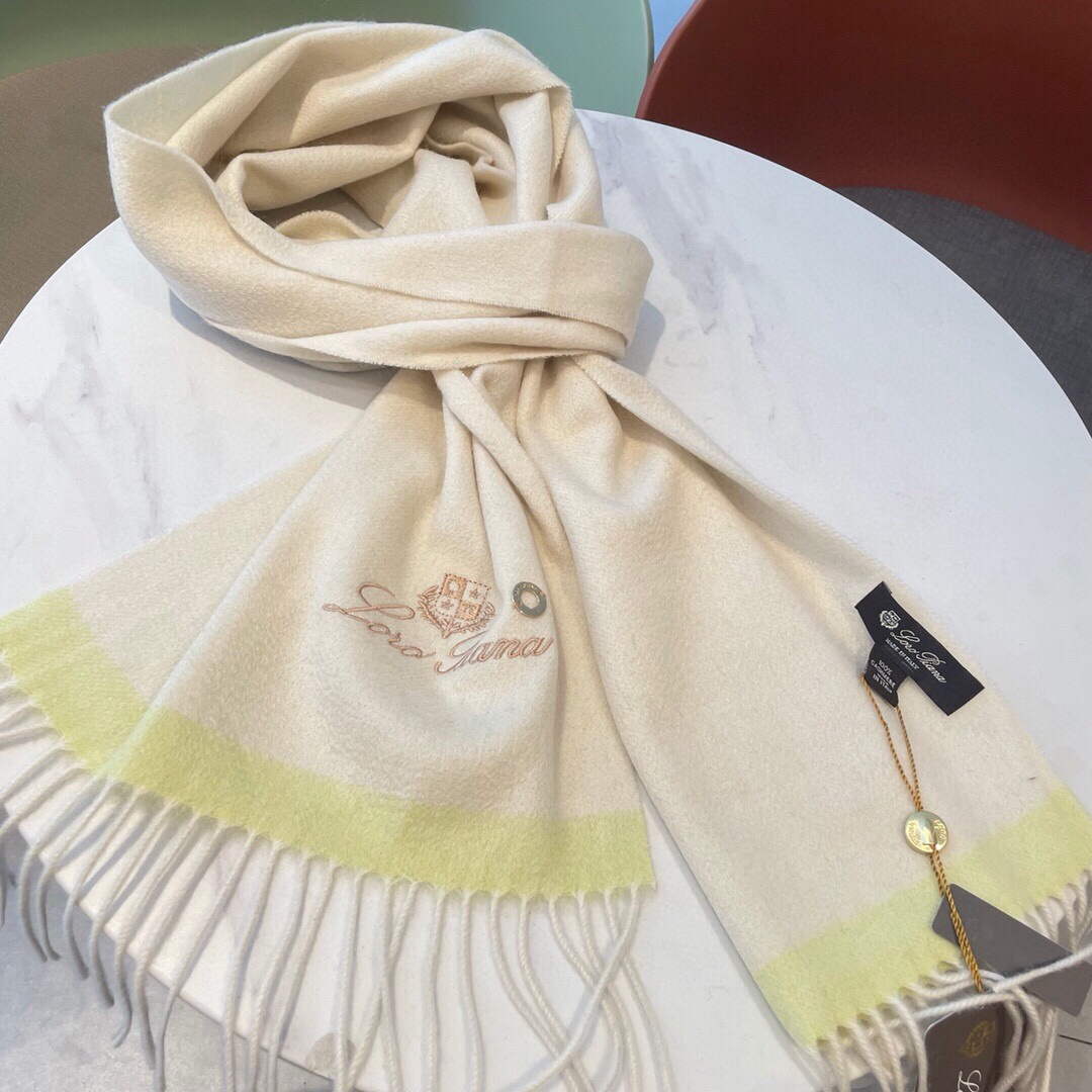 Loro Piana Scarves Designer Classic Cashmere Scarf LP57824 - Default Title - View 1