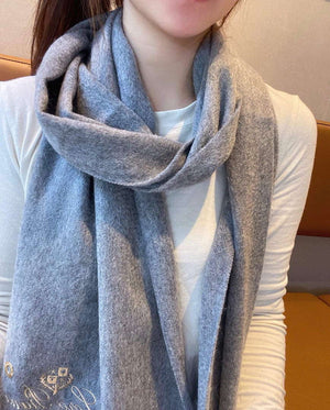 Loro Piana Scarves Designer Classic Cashmere Scarf LP57826 - Default Title - View 2