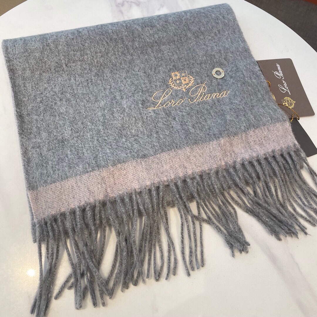 Loro Piana Scarves Designer Classic Cashmere Scarf LP57826
