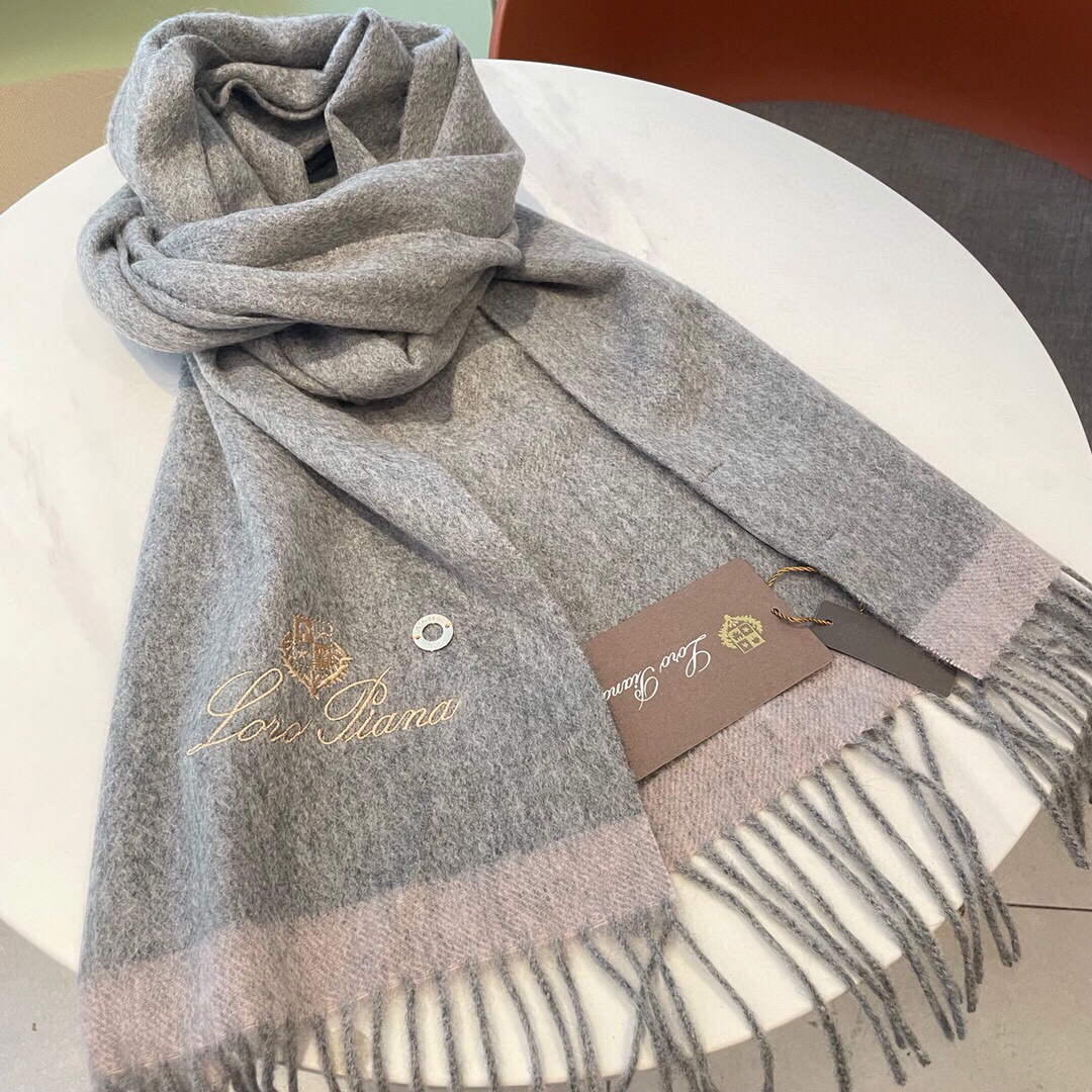 Loro Piana Scarves Designer Classic Cashmere Scarf LP57826