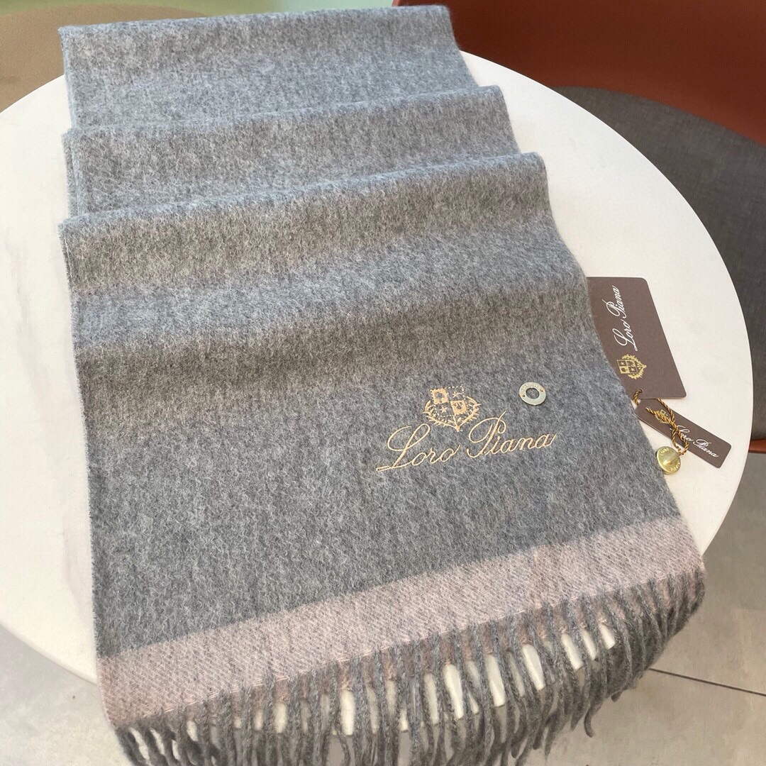 Loro Piana Scarves Designer Classic Cashmere Scarf LP57826