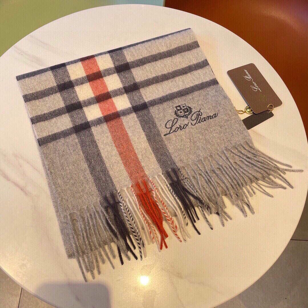 Loro Piana Scarves Designer Classic Cashmere Scarf LP57828