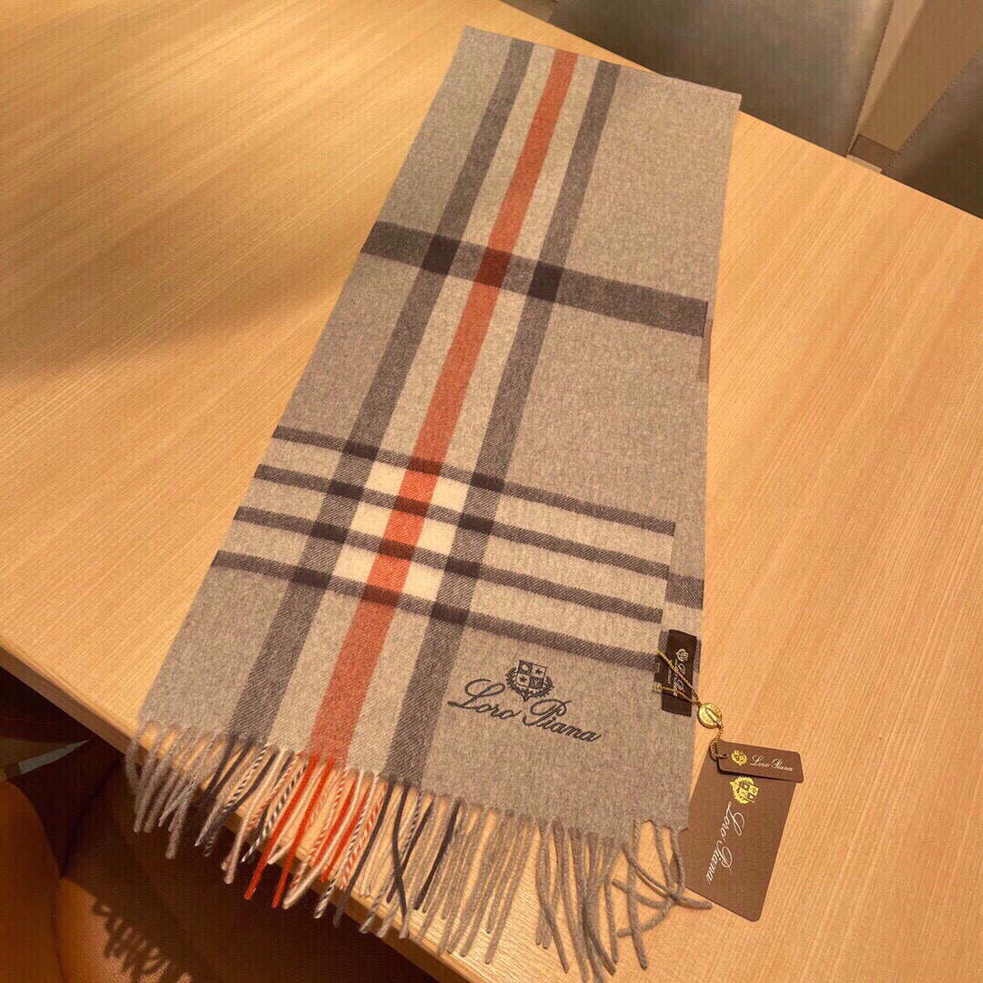 Loro Piana Scarves Designer Classic Cashmere Scarf LP57828