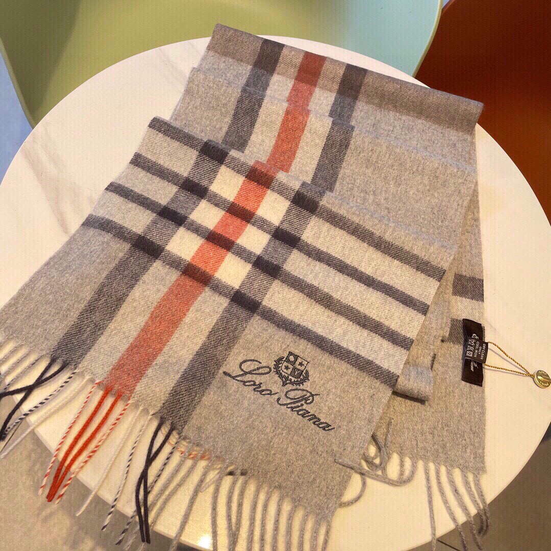Loro Piana Scarves Designer Classic Cashmere Scarf LP57828