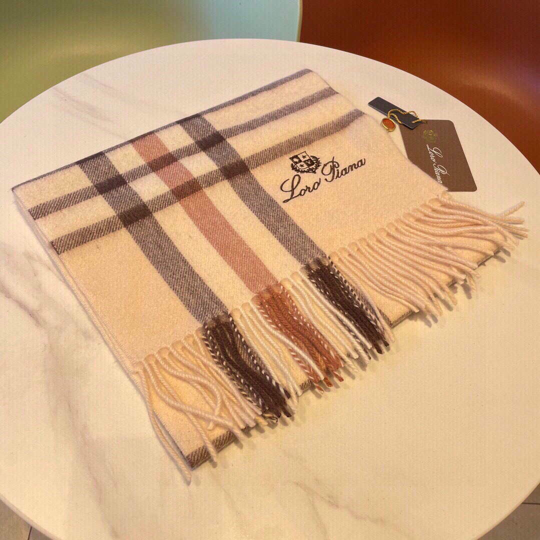 Loro Piana Scarves Designer Classic Cashmere Scarf LP57829