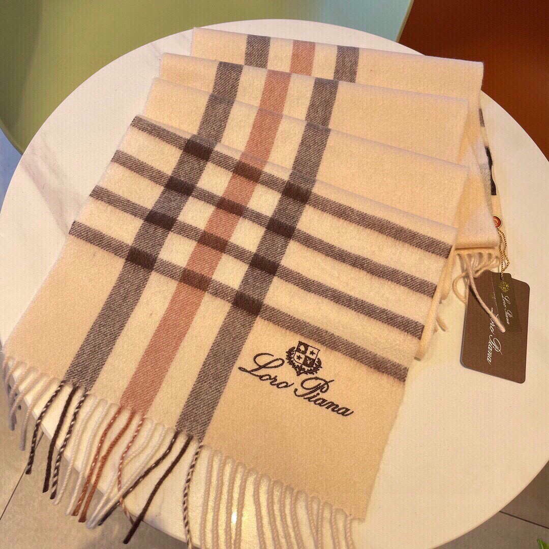 Loro Piana Scarves Designer Classic Cashmere Scarf LP57829