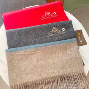Loro Piana Scarves Designer Classic Cashmere Scarf LP57831 - Default Title - View 3