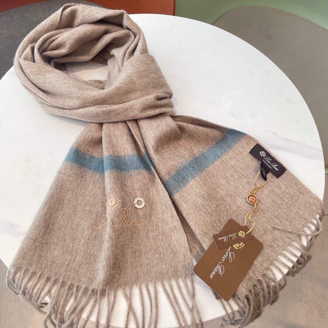 Loro Piana Scarves Designer Classic Cashmere Scarf LP57831 - Default Title - View 1