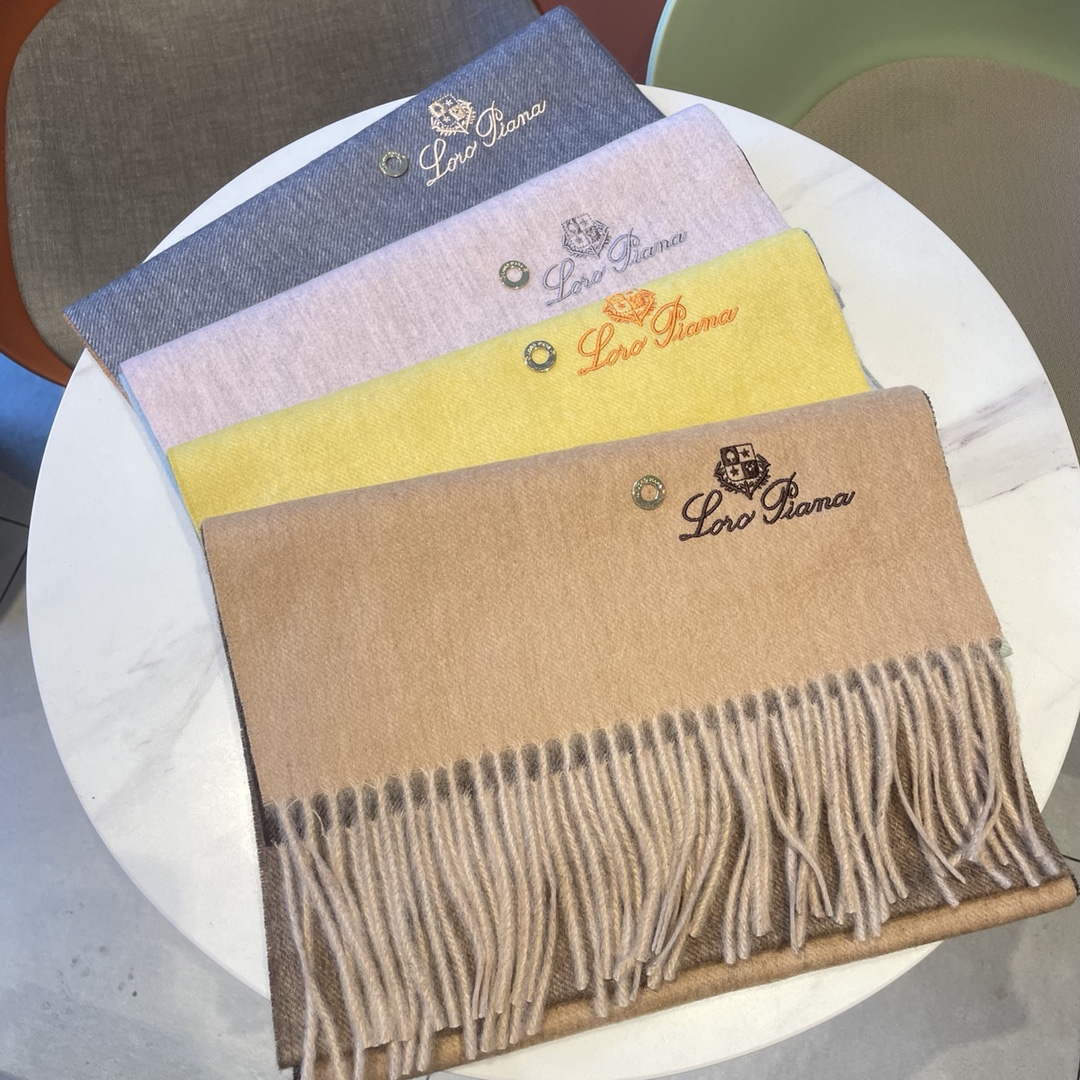 Loro Piana Scarves Designer Classic Cashmere Scarf LP57836