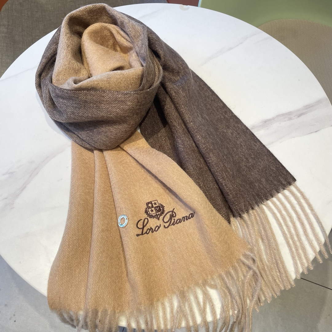 Loro Piana Scarves Designer Classic Cashmere Scarf LP57836 - Default Title - View 1