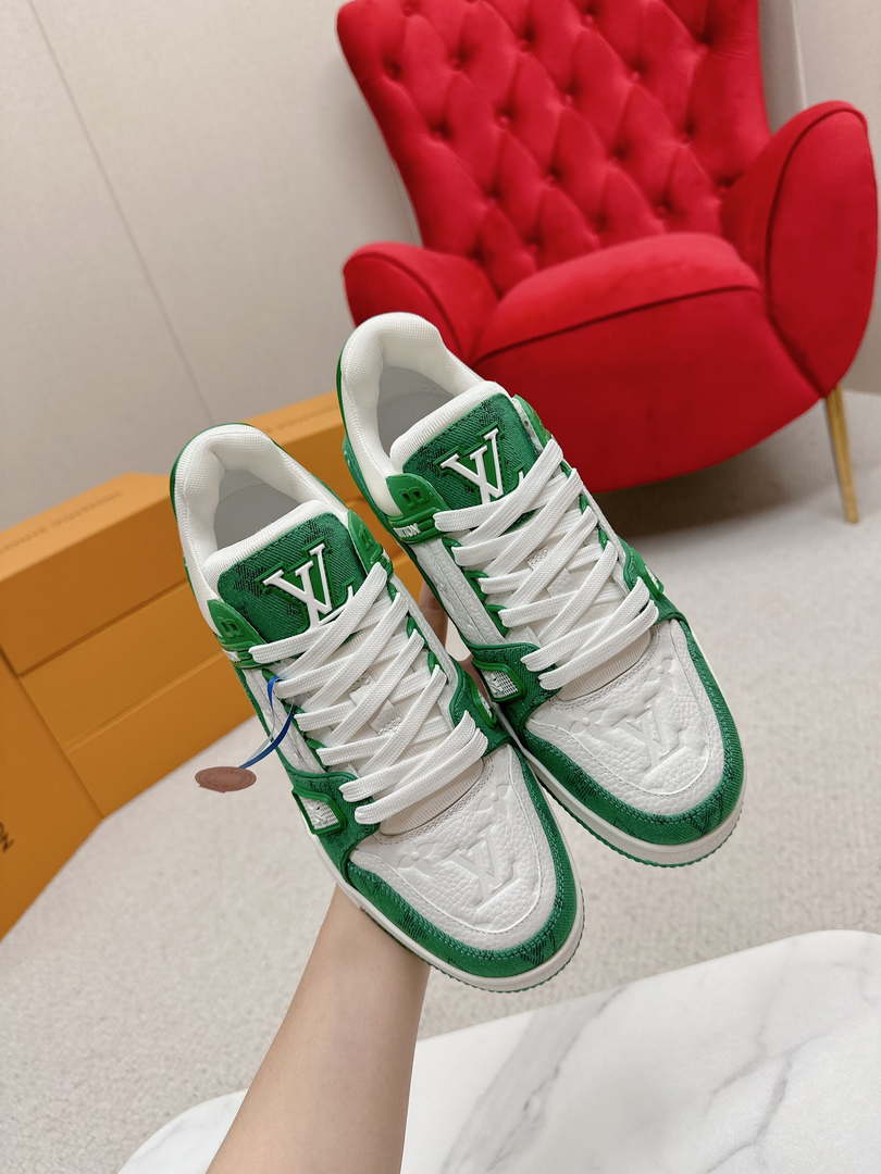 Louis Vuitton 1A9JG2 Men Women's LV Trainer Sneaker L62483