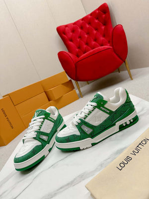 Louis Vuitton 1A9JG2 Men Women's LV Trainer Sneaker L62483 - Fmale-Euro 35=US 4 - View 5