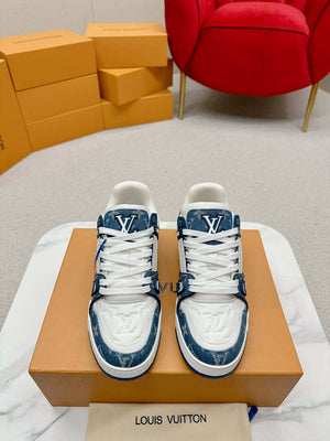 Louis Vuitton 1A9JG2 Men Women's LV Trainer Sneaker L62485 - Fmale-Euro 35=US 4 - View 1
