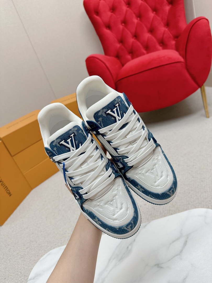 Louis Vuitton 1A9JG2 Men Women's LV Trainer Sneaker L62485