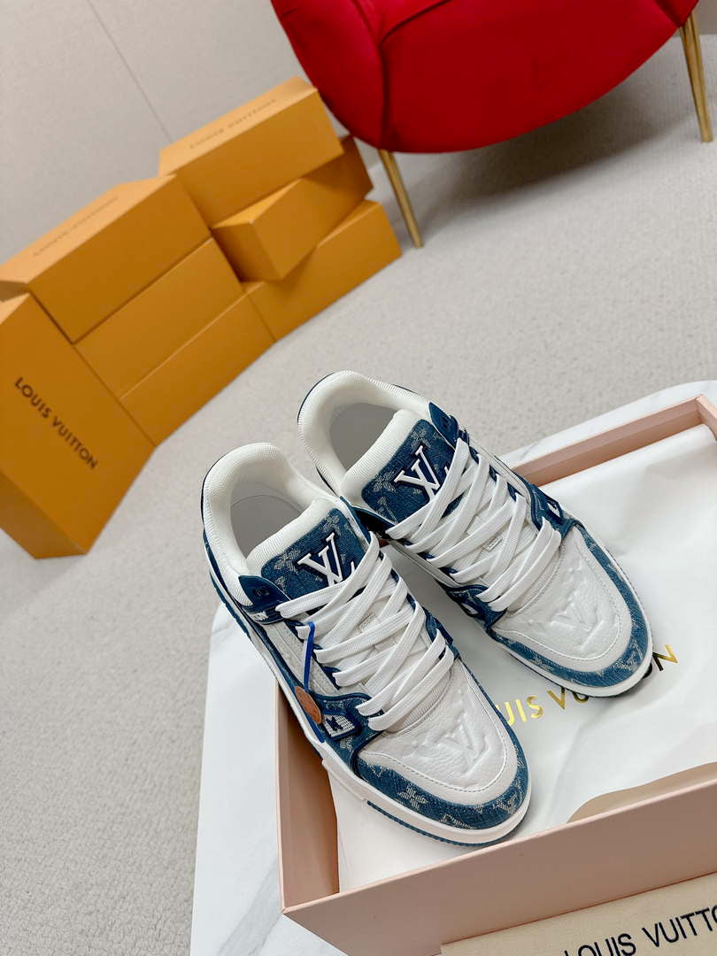 Louis Vuitton 1A9JG2 Men Women's LV Trainer Sneaker L62485