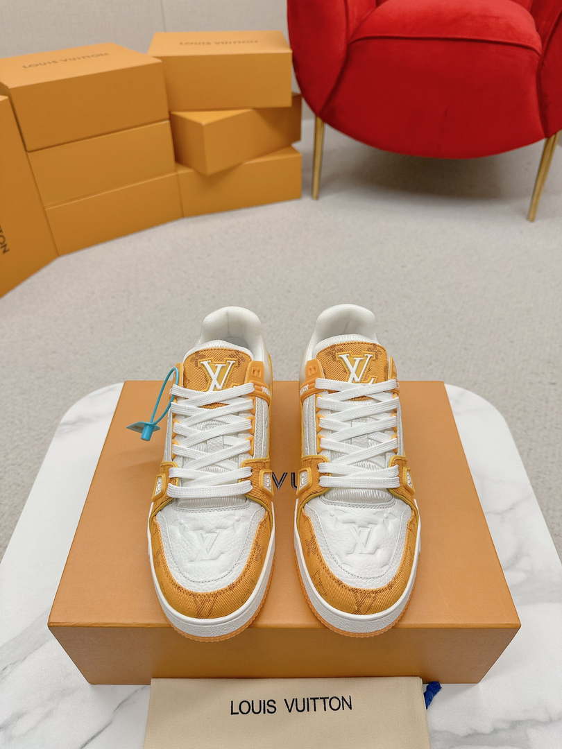 Louis Vuitton 1A9JG2 Men Women's LV Trainer Sneaker L62486