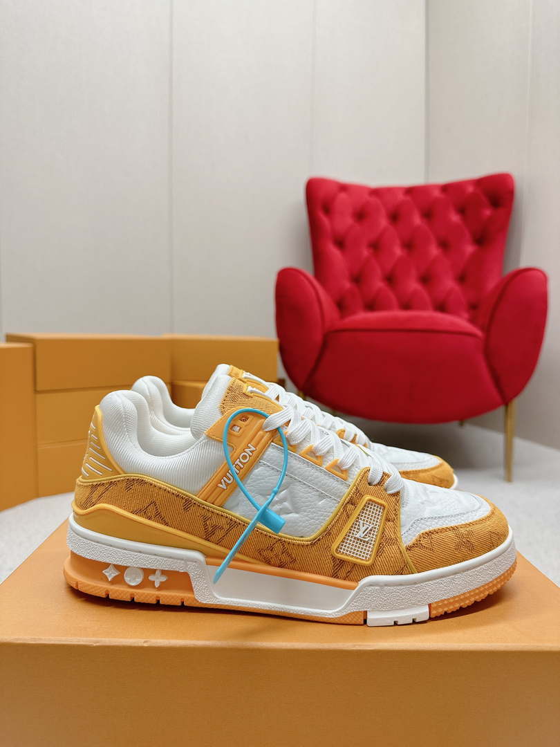 Louis Vuitton 1A9JG2 Men Women's LV Trainer Sneaker L62486